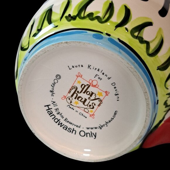 Laura Kirkland For Glory Haus Coffee Mug "He Makes All Things New" Colorful Bird - Picture 6 of 7